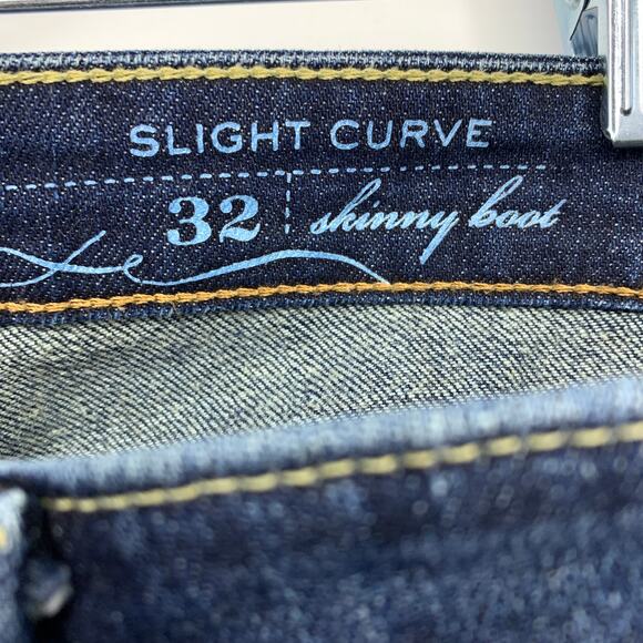 Levi's Slight Curve Skinny Boot Jeans Womens Size 32 X 30 Medium Wash Low Rise - Picture 6 of 7